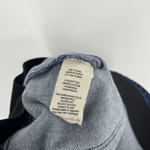 Soft Surroundings Jeans Size Large Women Blue Ultimate High Rise Skinny Pull On - Picture 7 of 7